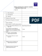 Marine Proposal Form