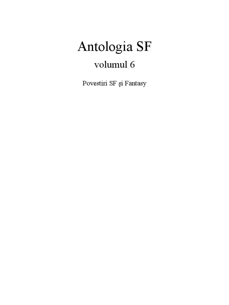Antologia Sf A Lui Cosimo Vol 6