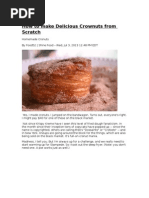 How to Make Delicious Crownuts From Scratch 7July13