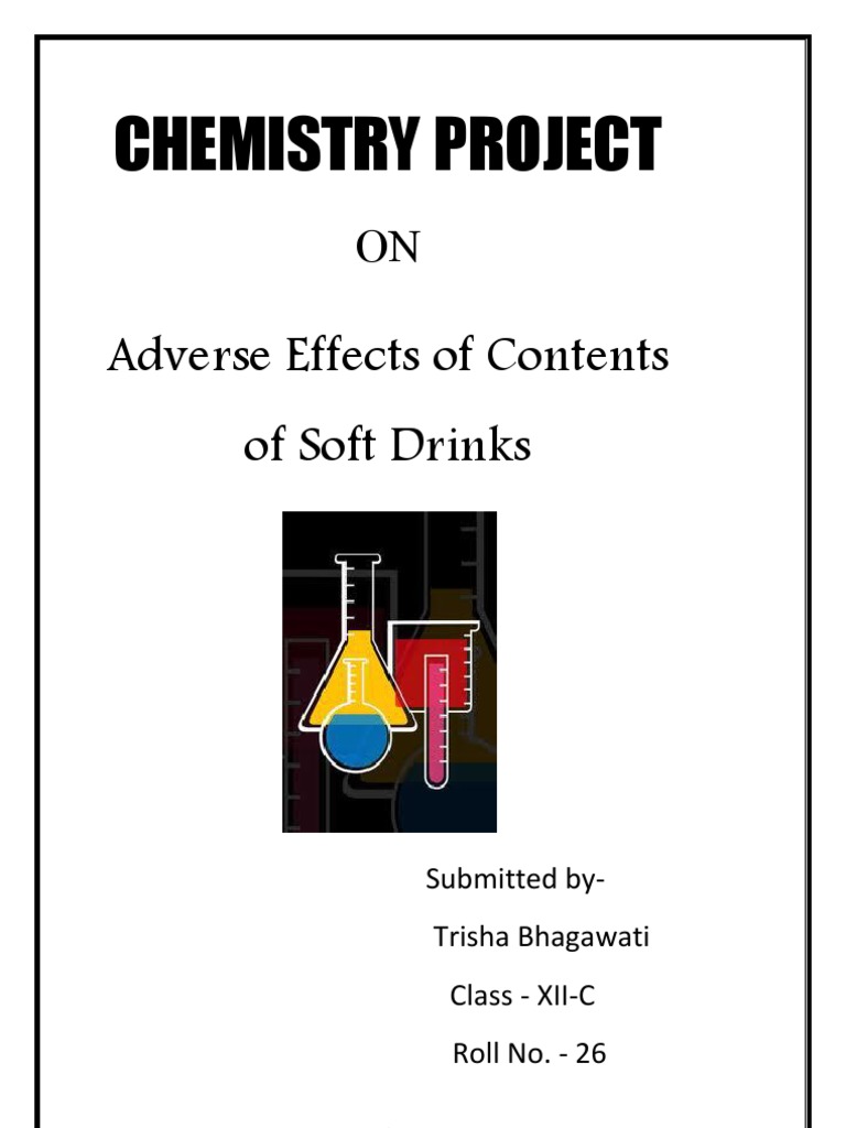 Investigatory project chemistry front page