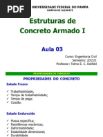 Aula 03 Estruturas de Concreto Armado i 2013 1