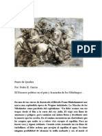 Discurso político en el país  y La Marcha de los Nibelungos