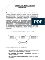 Caracteristicas de La Comunicacion Audiovisual