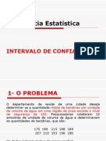 3.2 AULA INFERÊNCIA -INTERVALO DE CONFIANÇA