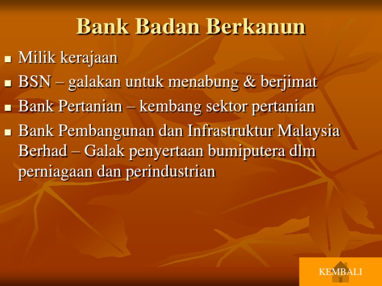 Bank Badan Berkanun Pdf