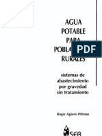 Agua Potable Para Poblaciones Rurales Sistemas de Abastecim