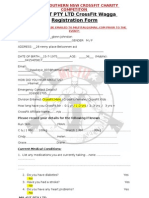 Mil-Fit Pty LTD Crossfit Wagga Registration Form: Event