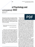Integration of Psychology and Christianity: 2022: Journal Oe Psychology & Theology