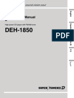 Pioneer DEH-1850 CD Player