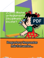 Reglamento Disciplinario Escolar