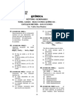 7.problemas Sobre Gases, Reacciones Químicas, Estequiometría y Soluciones