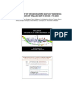 Indonesian seismic map revision 2010