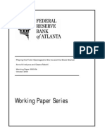 Working Paper Series: Playing The Field: Geomagnetic Storms and The Stock Market