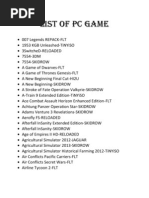 Download LIST OF PC GAME by Sudhanshu Kumar SN155052717 doc pdf