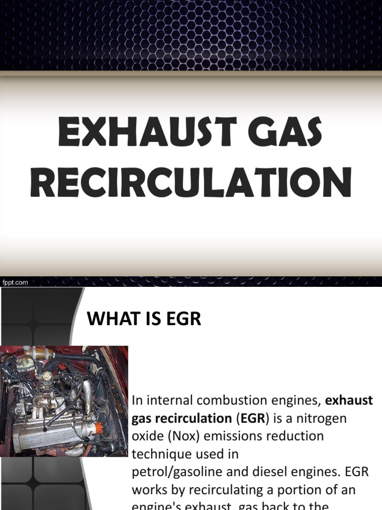 Exhaust Gas Recirculation PDF