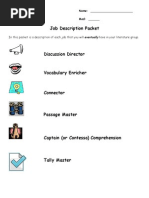 Download Literature Circle Job Sheets by Mary Howard SN15506880 doc pdf