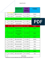 Jadual One Aim