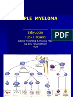 Multiple Myeloma: - Sahyuddin Tutik Harjianti