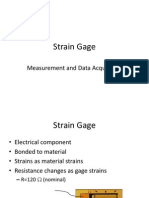 Strain Gage: Measurement and Data Acquisition