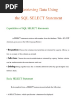 SQL Select Statement