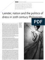 Gender, Nation and The Politics of Dress in 20th Century Philippines