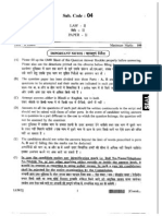 Rjs Main 2012- Law Paper-II