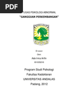 Download Gangguan Perkembangan by Ade Irma Arifin SN155090773 doc pdf
