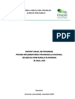 Raport Anual de Progrese PNDR 2008