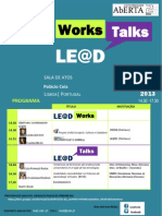 Programa LEaD Works & Talks Julho2013