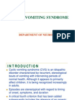 Cyclic Vomiting Syndrome