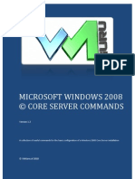 2008 Core Server Commands