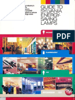Sylvania Guide To Energy Saving Lamps Brochure 1986