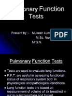 95763325 Pulmonary Function Test