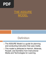Addie and Assure Model | PDF | Learning | Teaching