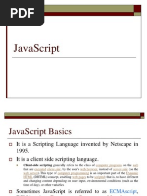 JavaScript