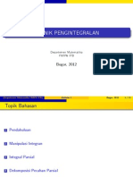 8 Teknik Pengintegralan - Handout