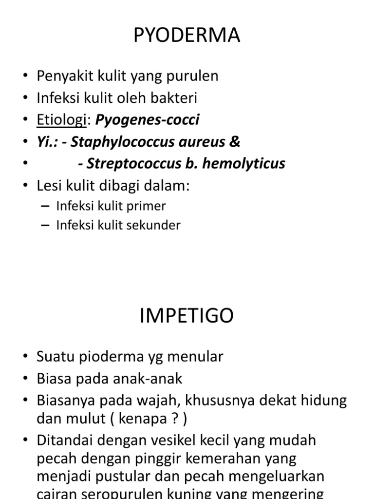 Pyoderma | PDF