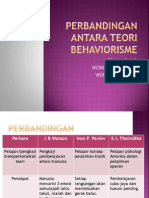 Perbandingan Antara Teori Behaviorisme