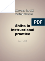 Literacy for All 2013 - Shifts