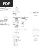 Resumao de Formulas Pra Pm FUNCAB