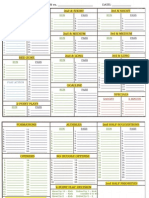 Game Plan Form Sample