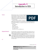 Introduction To EES: Appendix E