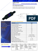 980nm High Power Polarization Independent Isolator PDF