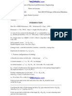 EE2355 Design of Electrical Machines Notes
