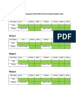 Jadual Latihan