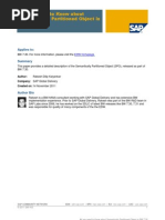 Semantically Partitioned Object Sap BW 7.3