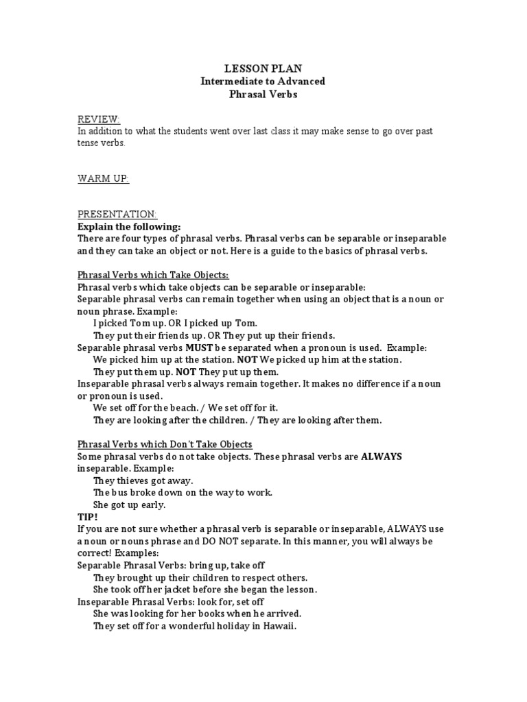 Common Phrasal Verbs | PDF | Language Arts & Discipline