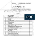 Carte Apa +monitorizarea Ei