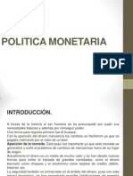 Economia Politica Monetaria