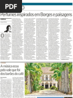 Perfumes inspirados em Borges e paisagens. Fueguia 1833, Julian Bedel. Diario Valor. Brasil
